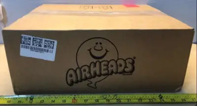 Box of 12 boxes airheads candy cane exp:3/25/27