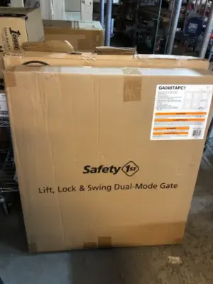 Lift, lock and swing dual mode gate 28-42 wide 26 high