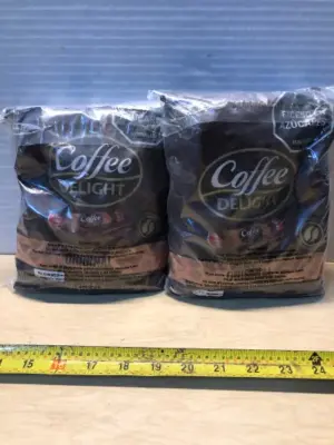 2 bags coffee delight chewy coffee candy exp:12/26