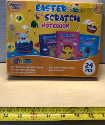 Easter scratch notebooks 24pc