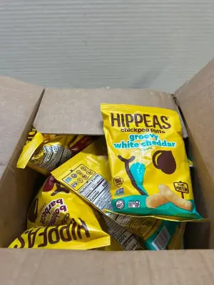 18 packs of chickpea puffs variety flavors, January 2026