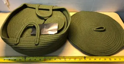 6 placemats,6 coasters, 6 napkin holders one holder