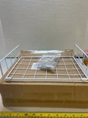 Projector shelf for wall with hardware