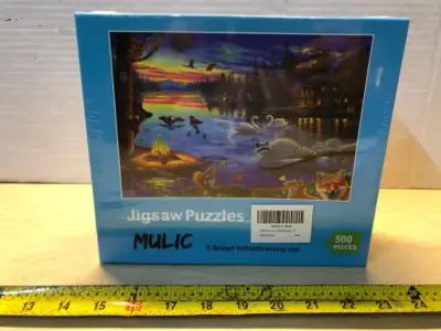 2 boxes jigsaw puzzles