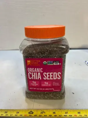 32 ounces of organic Chia seeds