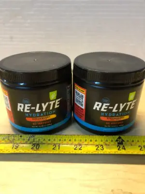 2 tubs Re-Lyte hydration dietary supplement exp:7/30