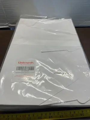 6ct 5 pack white large gable boxes paper lunch boxes