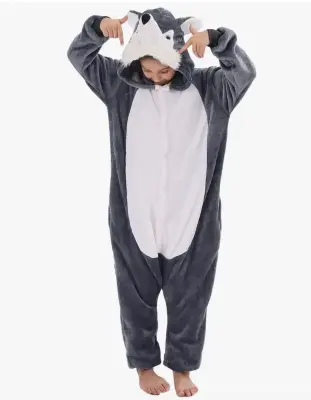 Husky animal onesie (similar to image) unknown size