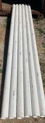 (6) 3” PVC pipes