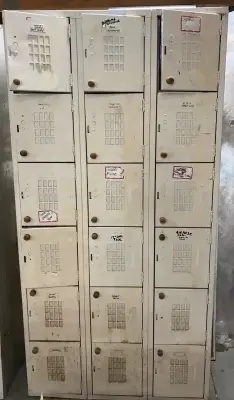 3’x6’ metal lockers