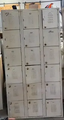 3’x6’ metal lockers