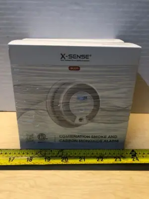 2 boxes combination smoke and carbon monoxide alarm