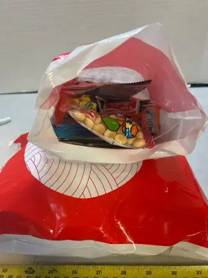 two count Japanese candy and snack bags