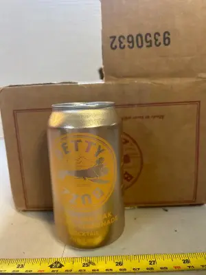 12 pack of betty buzz sparkling oak smoked lemonade, mocktail