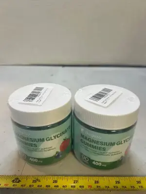 2 90 ct jars of magnesium glycinate gummies  04/27