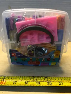 60 color polymer clay in case