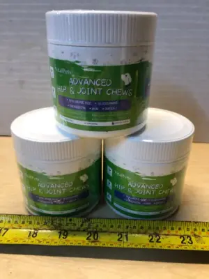 3 tubs 99 chews each advanced hip and joint chews for dogs