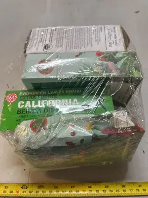 two bags of dandelion root and assorted tea