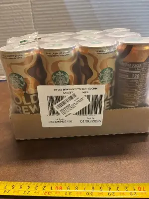 vanilla sweet cream 11oz 12pack exp 01/2026