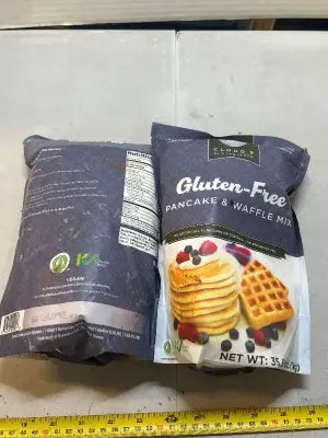 2 35.3 oz gluten-free, pancake, and waffle mix 01/27