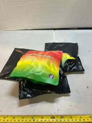 4 ct 60 pack of daily tanning gummy’s sour watermelon flavor