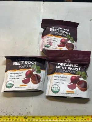 3 ct 8 oz organic beet root powder