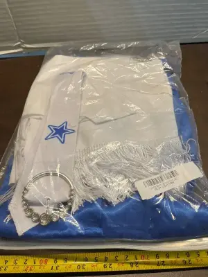 small cowboys cheerleader costume