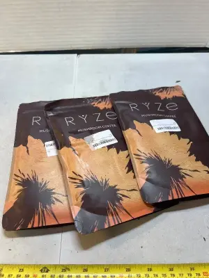 3 6.35 oz bags of mushroom coffee