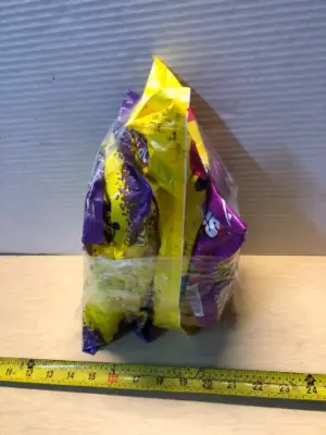 Bags of candy exp:7/2/26 sour patch kids, ring pops, skittles