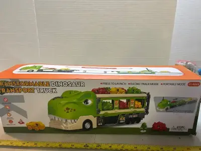 transformer dinosaur transport truck