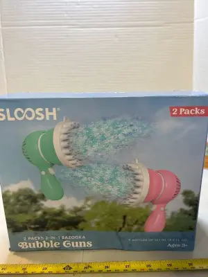2 in 1 bubble guns bubbles included