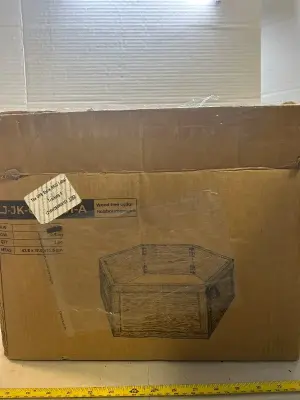 16”x10”x6” wooden tree collar