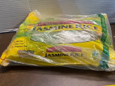 jasmine rice 10lbs (opened)