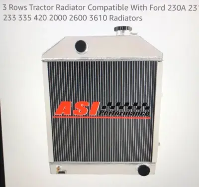 Cooling and radiator specialist tractor radiator (similar to image)