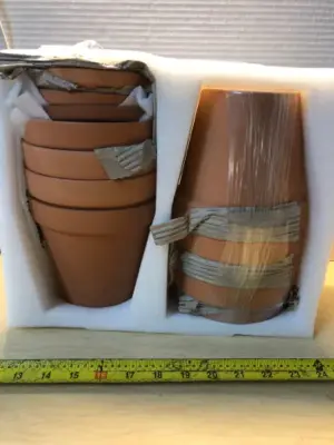 6 inch clay pots