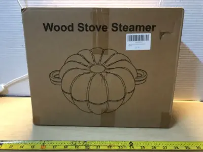 Pumpkin wood stove steamer