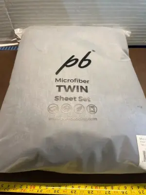 microfiber twin sheet set