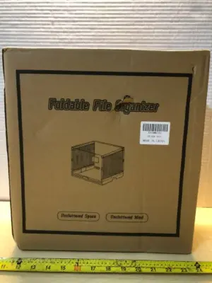 Foldable file organizer