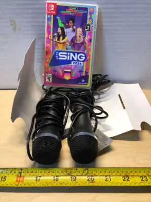 2 microphones and let’s sing 2026 for Nintendo Switch