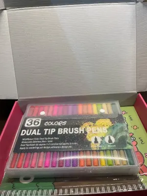 coloring book set with markers