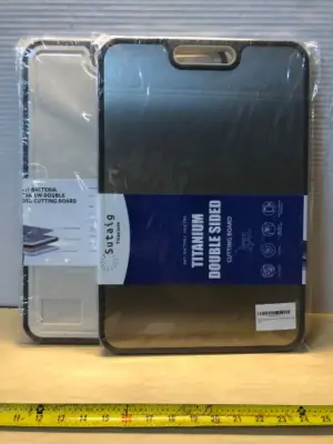 2pc titanium double sided cutting board