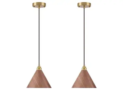 Wooden pendant light (similar to image)