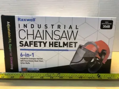 6 in 1 industrial chainsaw helmet