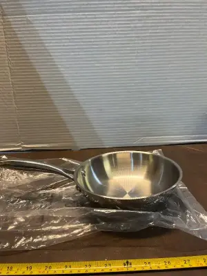 stainless steel frying pan