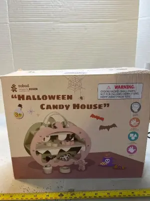 halloween candy house