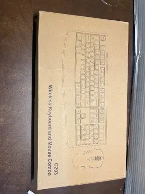 wireless keyboard & mouse combo