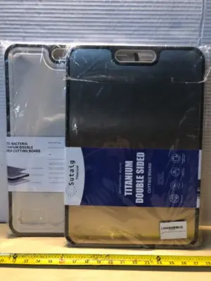 2 pc titanium double sided cutting boards