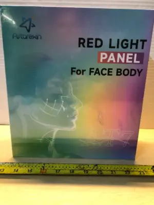 Red light panel for face and body