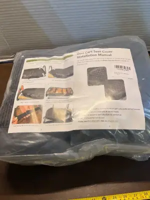 golf cart seat cover installation manual