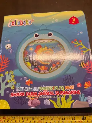 inflatable water play mat